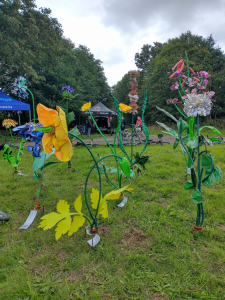 Eco Art on display at the Summer Cycle event