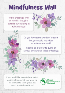 Help us make a mindfulness wall. Click poster to view at a larger size.