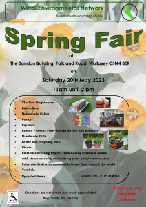 Come to the WEN Spring Fair on Saturday 20th May