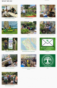The new pages of the What We Do section on our website