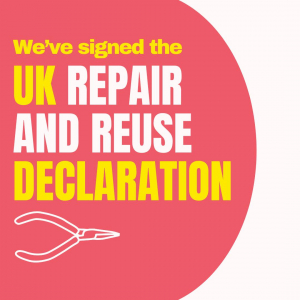 We've signed the UK Repair and Reuse Declaration. Please email your MP and ask them to do the same.