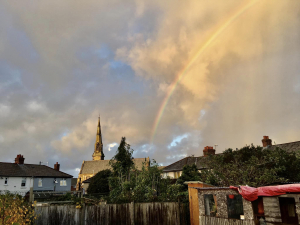Rainbow over St James